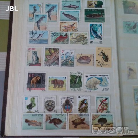 Класьор с пощенски марки филателия 414 броя 16 страници за колекционери , снимка 8 - Филателия - 15131978