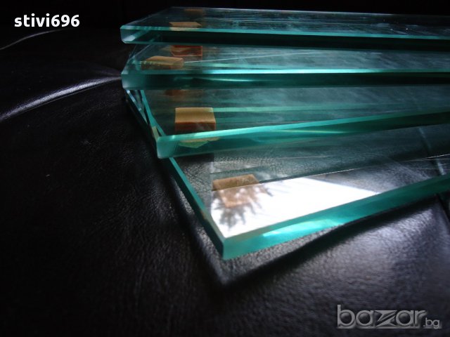 Стъклени рафтове  8 мм , 50 см. / 15 см., снимка 1 - Други стоки за дома - 9056806