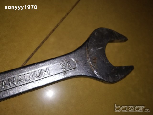 поръчан-chrom-vanadium 41/36-голям гаечен ключ-внос швеицария, снимка 5 - Аксесоари и консумативи - 20213015