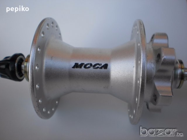 Продавам колела внос от Германия предна алуминиева главина за дискови спирачки MOCA, снимка 3 - Части за велосипеди - 15988168