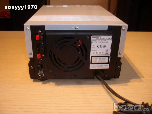 sony hcd-cbx3 usb/cd stereo receiver-rds/mp3-aux-внос швеицария, снимка 6 - Ресийвъри, усилватели, смесителни пултове - 11972231