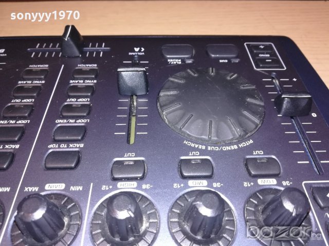 behriner bcd2000 b-control deejay-usb midi dj controller from uk, снимка 15 - Ресийвъри, усилватели, смесителни пултове - 20284389