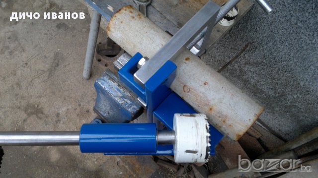 фреза - фрезоване на тръби , стойка за биметални корони до 2" тръби, снимка 6 - Други машини и части - 13401013