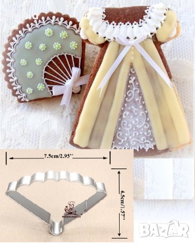 Ветрило  метална форма резец украса бисквитки фондан пита тесто