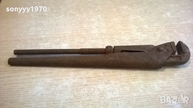 стар руски раздвижен ключ-31см, снимка 6 - Антикварни и старинни предмети - 22970898