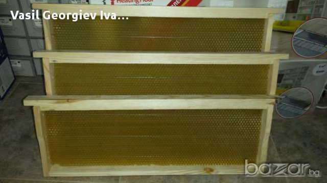Пчелни рамки с восъчни основи, снимка 2 - За пчели - 15863291