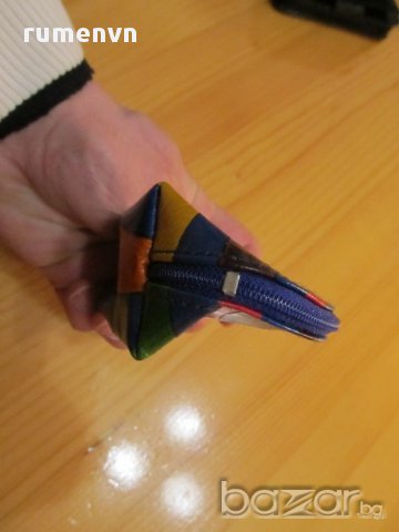 Красиво шарено портмоне за вас дами - от телешка кожа , снимка 2 - Портфейли, портмонета - 14062370