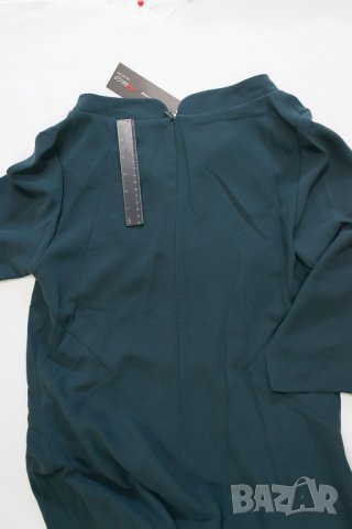 Зелена рокля с ефектно деколте марка Margo Collection L/XL, снимка 10 - Рокли - 22991460