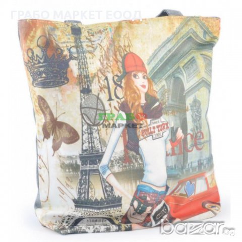 Лятна чанта, изработена от текстил, снимка 2 - Чанти - 15892079