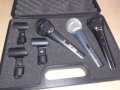 shure & behringer-микрофони комплект с куфар и държачи, снимка 12