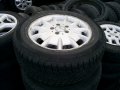 Комплект лети  джанти с гуми Michelin Alpine 225/55/R16 за Мерцедес 5х112;Mercedes E-klasse, снимка 1