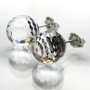 Обеци Сваровски с винтчета Crystals from SWAROVSKI®, снимка 8