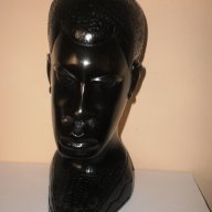 Глава на мъж-фигура от абанос, голяма , снимка 7 - Антикварни и старинни предмети - 8740569