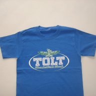 Синя лятна тениска за момче,146 см., снимка 1 - Детски тениски и потници - 16383347