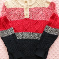 Нов пуловер 5-6г., снимка 1 - Детски пуловери и жилетки - 23779961