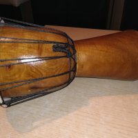 дървена тарамбука с оплетка-внос швеицария-30х17см, снимка 10 - Ударни инструменти - 20249922