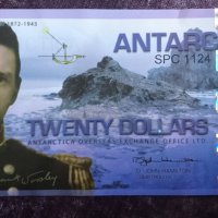 20 долара Антартика 2008 полимер, снимка 1 - Нумизматика и бонистика - 25854448