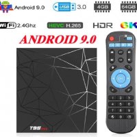 T95MAX 4GB RAM 32/64GB ROM Android 9 3D 6K TV Box WiFi BT4 H.265 Медиа Плеър Mali-T720MP2 Cortex-A53, снимка 1 - Плейъри, домашно кино, прожектори - 24862458