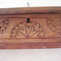 Красива кутия дърворезба, снимка 3 - Антикварни и старинни предмети - 25072660