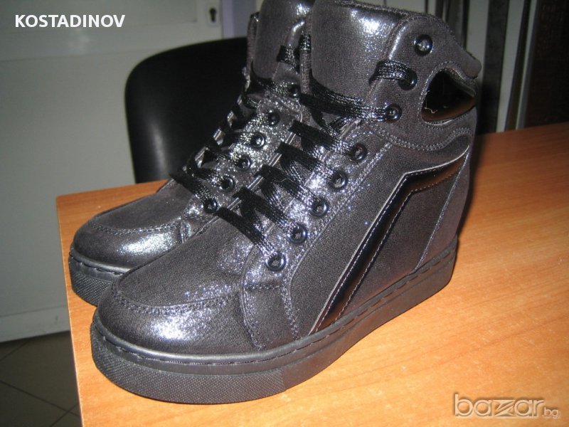 НАМАЛЕНИЕ-дамски кецове м.2544 черни, снимка 1