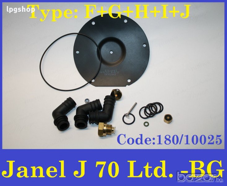 Ремонтен комплект мембрани - 180/10025 за изпарител PRINS , снимка 1