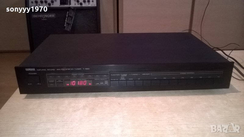 yamaha t-520 stereo tuner-made in japan-swiss, снимка 1