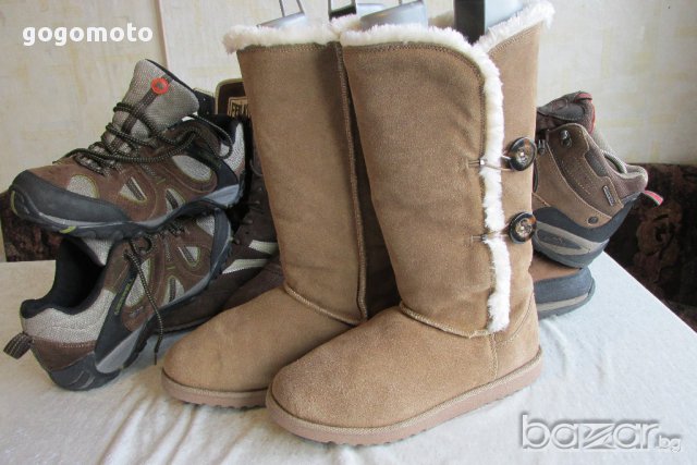 UGG аналог, топли, зимни ботуши, N- 42, 100% естественa кожа,GOGOMOTO.BAZAR.BG®, снимка 3 - Дамски ботуши - 17430414