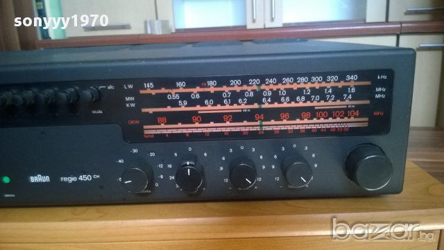 braun regie 450 ch-stereo receiver-нов внос швеицария, снимка 4 - Ресийвъри, усилватели, смесителни пултове - 8572488