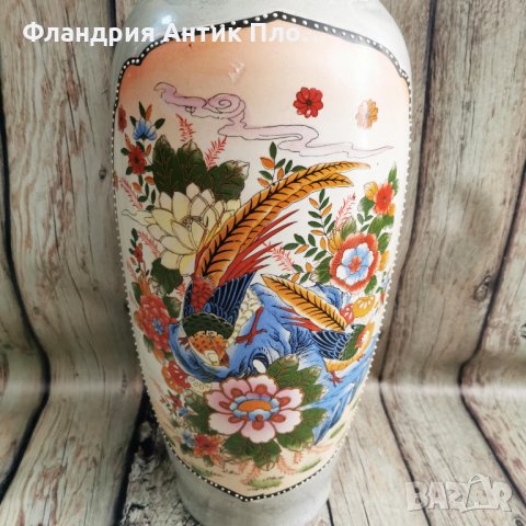 Старинна азиатска ваза, снимка 2 - Вази - 26132141