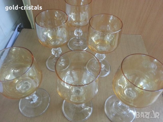 Ретро кристални чаши , снимка 5 - Антикварни и старинни предмети - 25384179