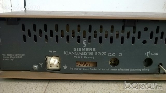 siemens-klangmeister rg-20-receiver-made in germany-внос швеицария, снимка 10 - Ресийвъри, усилватели, смесителни пултове - 19814949