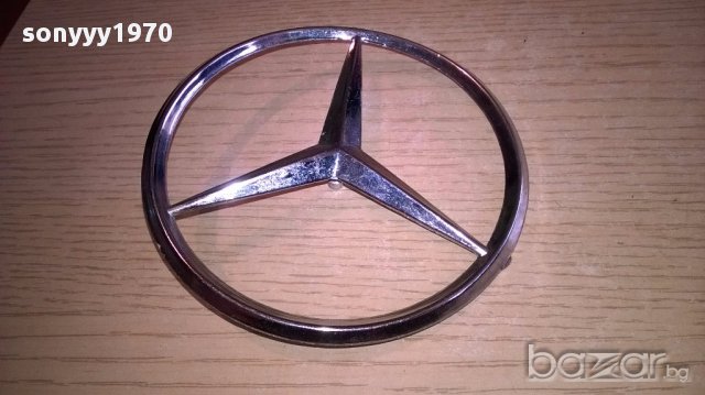 Mercedes-11.5см-метална емблема-внос швеицария, снимка 2 - Аксесоари и консумативи - 17775823