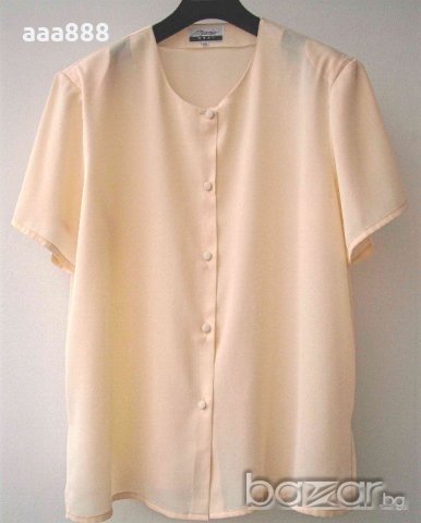 Дамска блуза Marnie West къс ръкав риза, снимка 5 - Ризи - 20376164