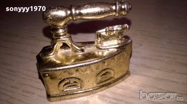 Мини ретро колекция-ютия-бронз/месинг-5х4х2см-внос швеицария, снимка 9 - Антикварни и старинни предмети - 17527686