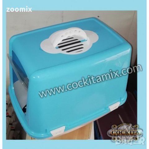 Закрита тоалетна Кокита1 с филтър размер см 36 / 49 / 38 височина - 1бр, снимка 2 - За котки - 22564287