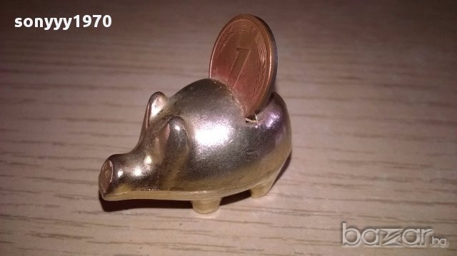 Мини ретро колекция-прасе-мед/месинг-3.5х3.5х2см-внос швеицария, снимка 9 - Антикварни и старинни предмети - 17348954