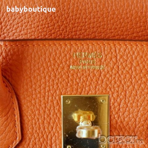 Hermes Birkin 35 оригинал кожа, снимка 6 - Чанти - 20837016