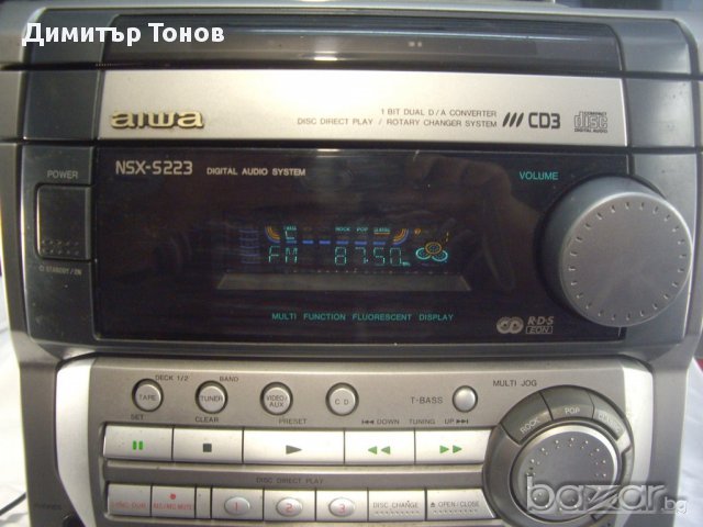 AIWA NSX-S223 аудио система продавам + BLUETOOTH!, снимка 2 - Аудиосистеми - 15499151