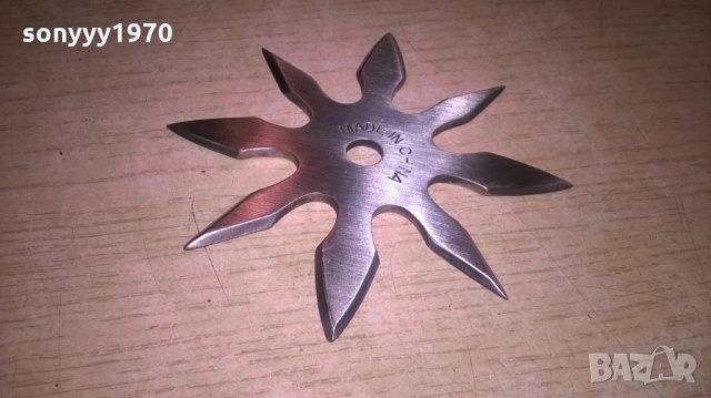 шурикен-нинджа-10см-за колекция или ползване-8 остриета, снимка 8 - Колекции - 22567306