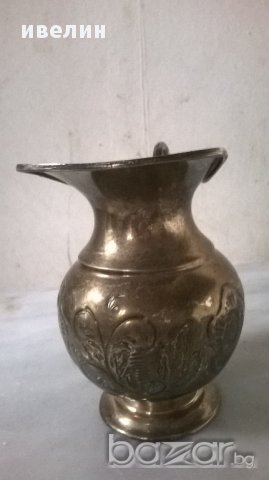посребрена метална каничка, снимка 2 - Антикварни и старинни предмети - 17626291