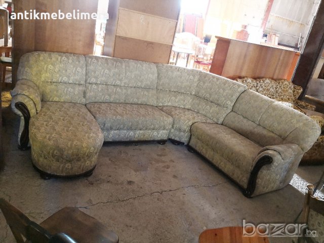 Ъглов диван - внос от Европа, снимка 4 - Дивани и мека мебел - 21327630