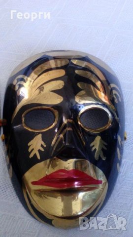 Бронзова маска, снимка 2 - Колекции - 25485809