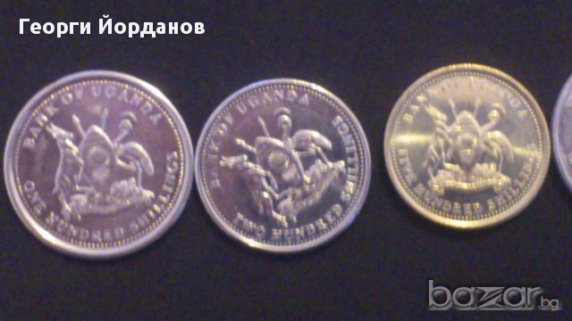 Монети лот от 5 монети Уганда, снимка 11 - Нумизматика и бонистика - 8319223
