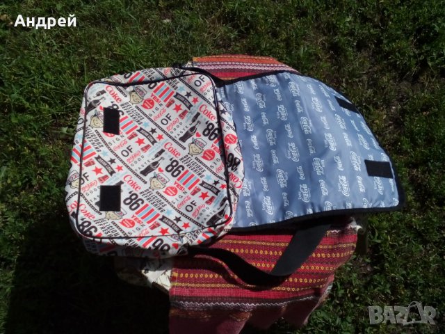 Стара чанта Кока Кола,Coca Cola, снимка 4 - Антикварни и старинни предмети - 25759357