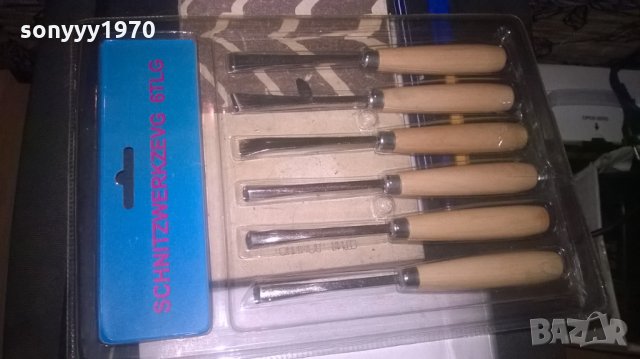 schnitzwerkzevg-6tlg-длета-криви прави обли-различни-6бр, снимка 3 - Други инструменти - 25364347