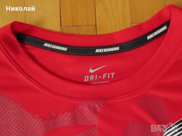 Nike Dri-fit run fast tee, снимка 5 - Тениски - 24924942