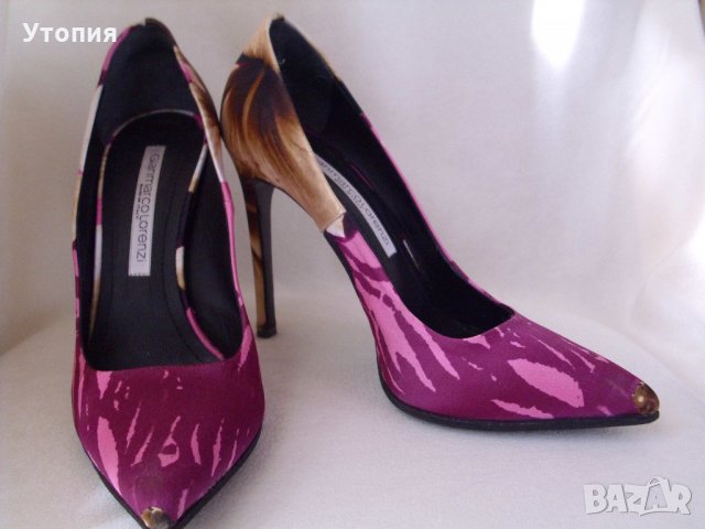 НАМАЛЕНИЕ 48 лв!Оригинални обувки Gianmarco Lorenzi, снимка 2 - Дамски обувки на ток - 21935998