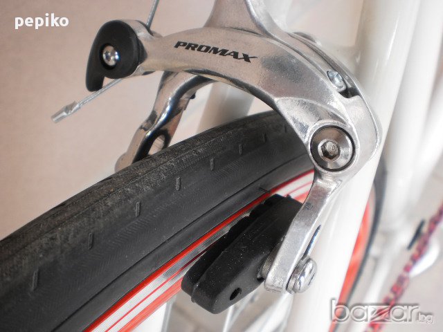 Продавам колела внос от Германия  шосеен велосипед сингъл спиид Hero 28 цола червени капли , снимка 8 - Велосипеди - 10070549