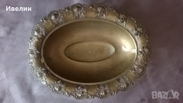 стара бронзова купичка,лъжичник, снимка 3 - Антикварни и старинни предмети - 25745532