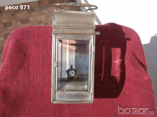 Рядък стар ветроупорен фенер, снимка 1 - Антикварни и старинни предмети - 17246054